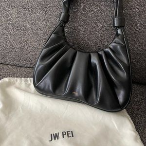 JW PEI Women's Gabbi Ruched Hobo Handbag - Black